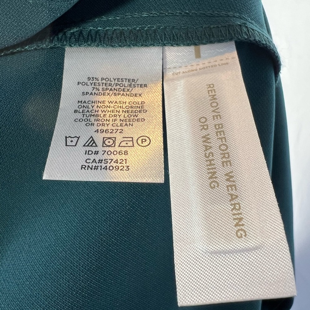 LOFT Teal Midi Dress - Picture 7 of 7